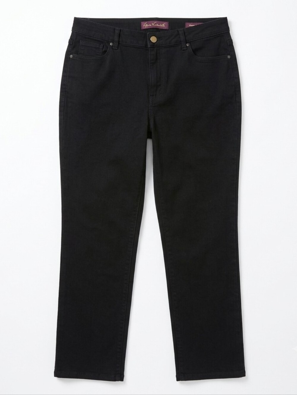Gloria Vanderbilt Black Straight Leg Jeans #101